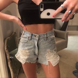 Furst of a kind Levi’s denim shorts